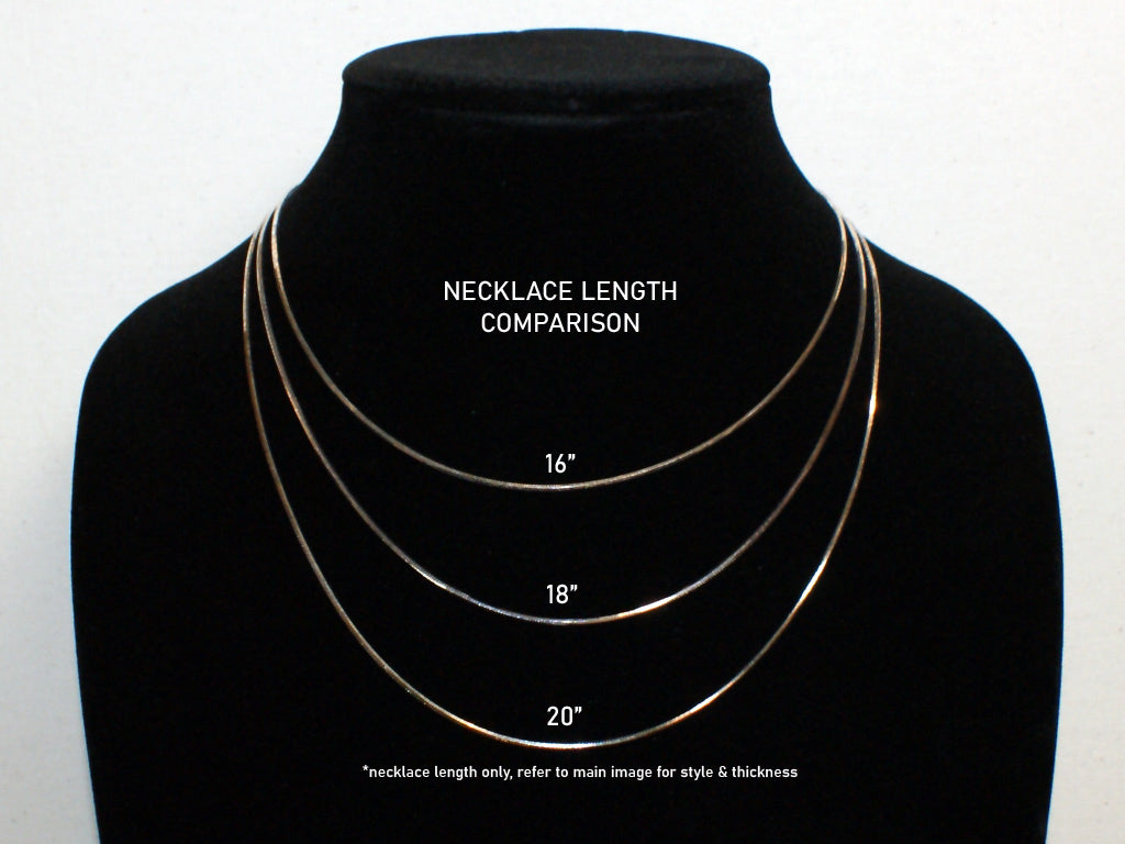 18" SERPENTINE CHAIN - STERLING SILVER x 0.9 MM