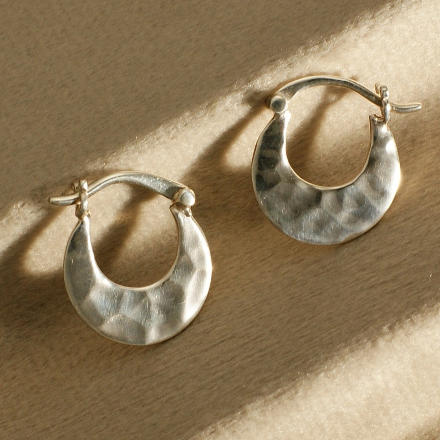 CRESCENT MIST HOOP EARRINGS