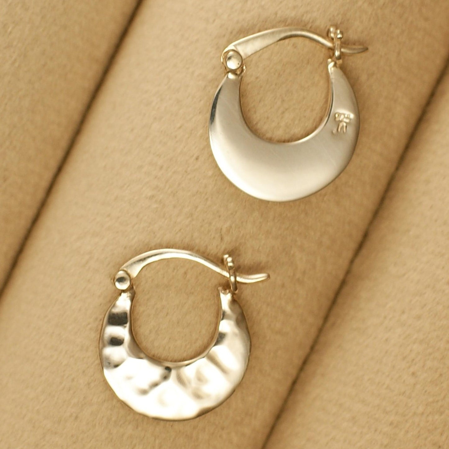 CRESCENT MIST HOOP EARRINGS