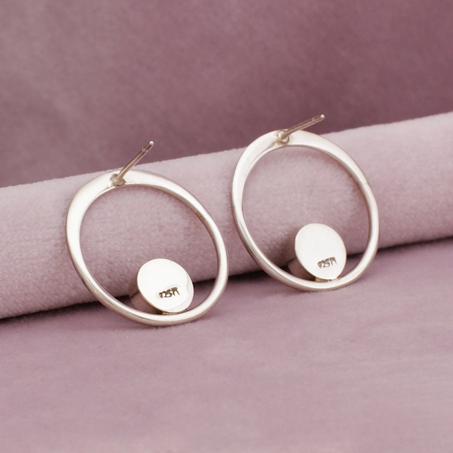ECLIPSE MOON HOOP EARRINGS