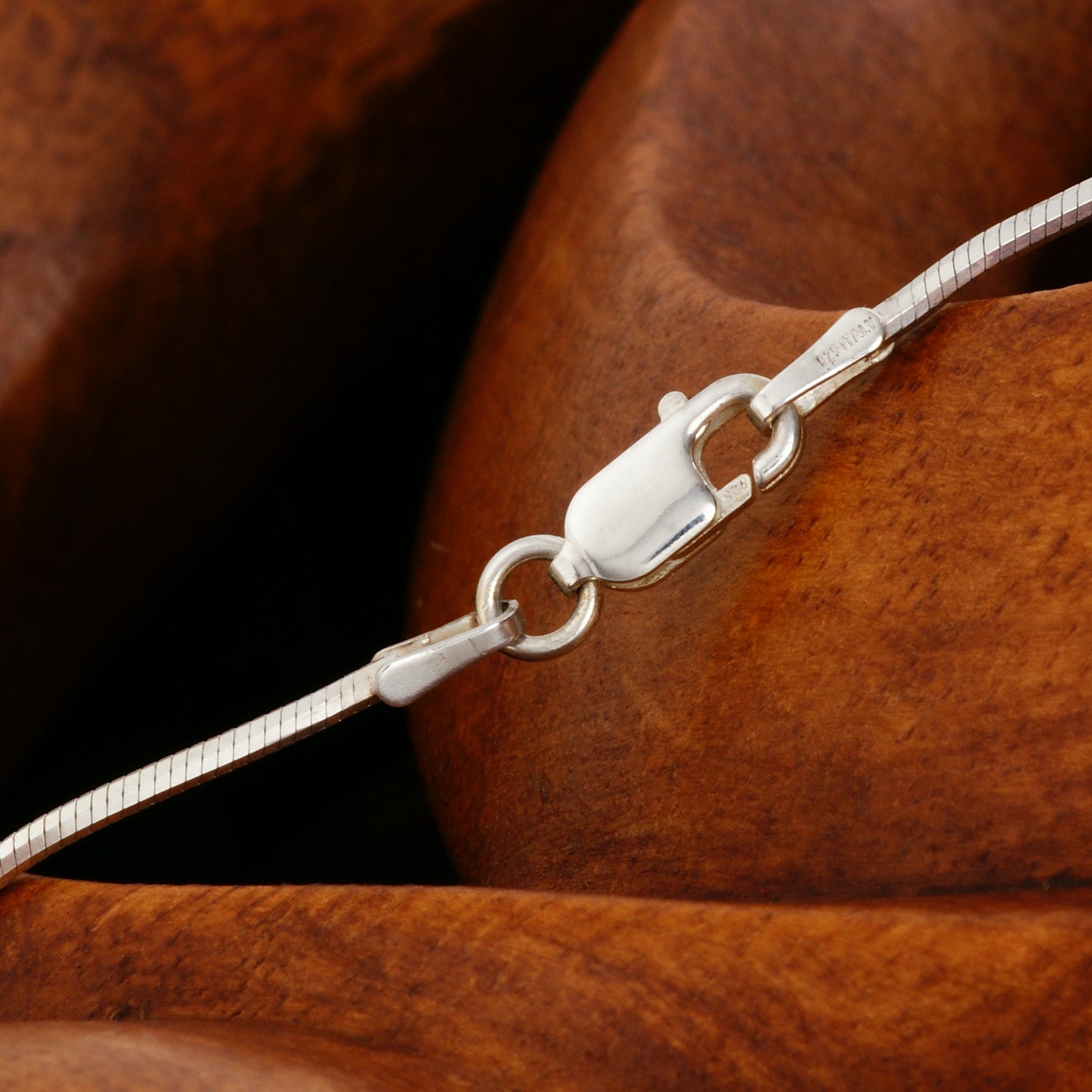 SNAKE CHAIN - STERLING SILVER x 1.3 MM