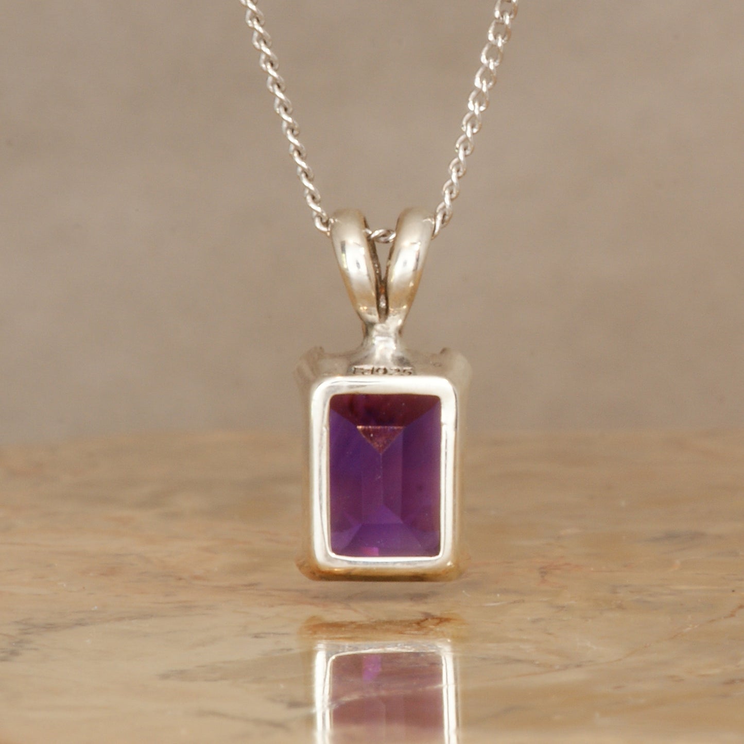 ZWIELICHTSCHLEIER - AMETHYST + STERLING SILVER PENDANT