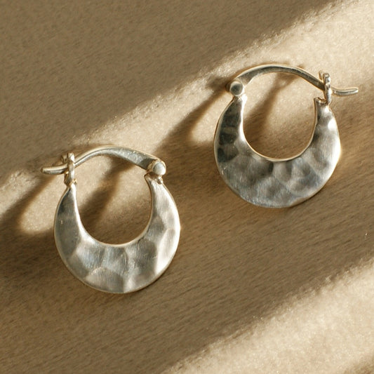 CRESCENT MIST HOOP EARRINGS